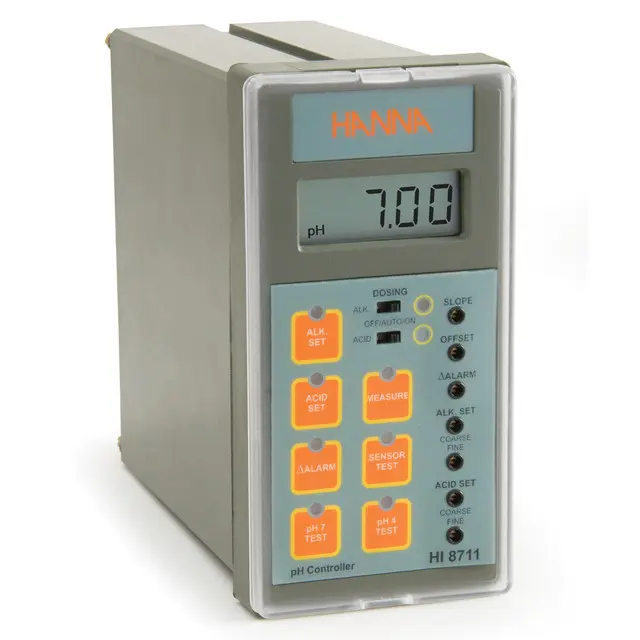  HI8711 pH Analog Controller with Dual Output and Self-Diagnostic Test